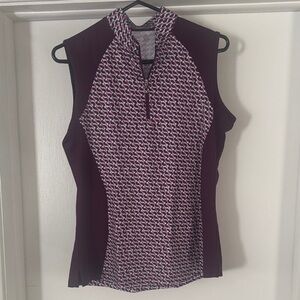 Callaway Women's Tank Top - Purple and Pink Pattern